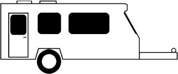outline caravan